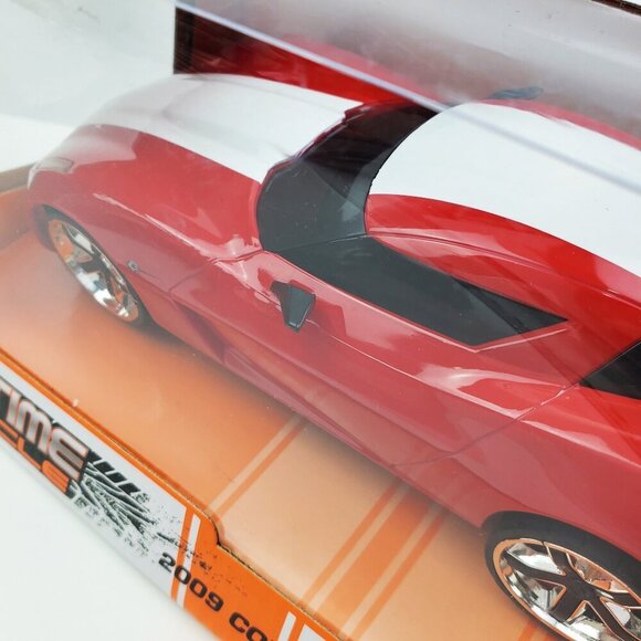 Jada Big Time Muscle R/C Car Corvette Stingray Concept Remote Sealed NIB - Picture 4 of 12